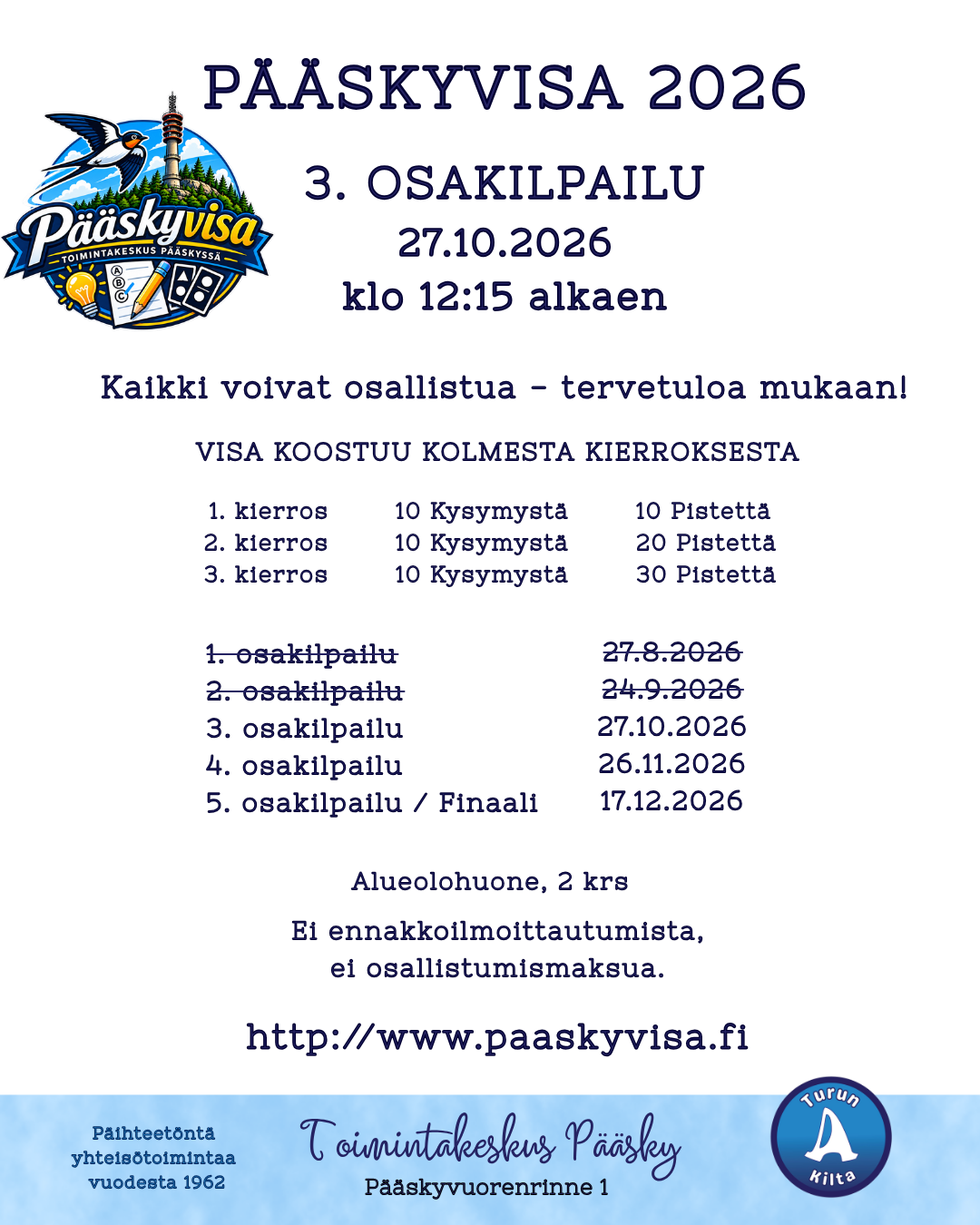 Pääskyvisa 2 Pääskyvisa 2